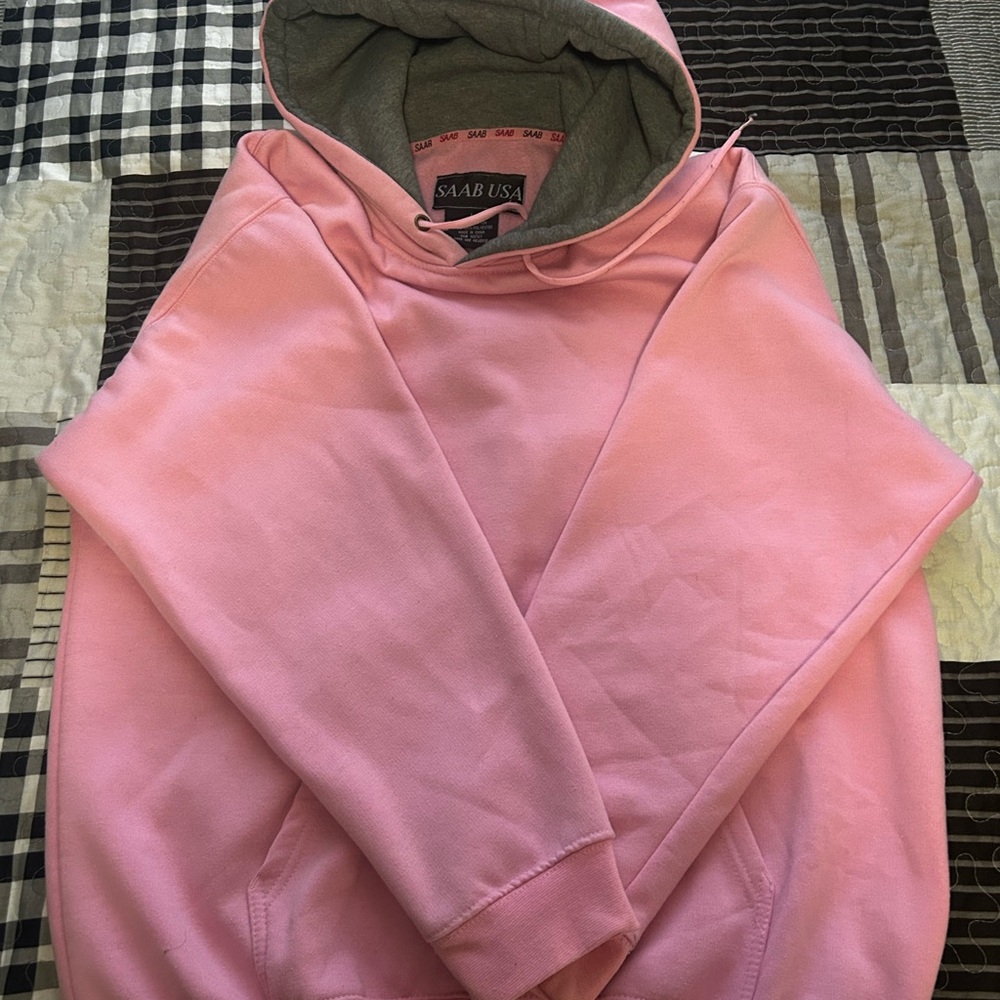 Elie Saab Pink and Gray Hoodie